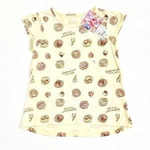 Girls Uniqlo Ice Cream Print T-Shirt